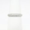 Picture of 14k White Gold & 0.50ct Pave Set Diamond Band Ring