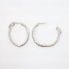 Picture of 1.68ct Diamond Hoop Earrings in 14k White Gold