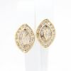 Picture of 2.25ct Diamond Cluster Earrings in 14k Yellow Gold