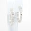 Picture of 1.95ct Diamond Hoop Earrings in 14k White Gold