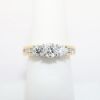 Picture of 1.60ct Diamond 3-Stone Ring in 14k Yellow Gold