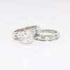 Picture of Platinum & 1.80 Round Round Brilliant Cut Diamond Bridal Ring Set