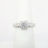 Picture of 14k White Gold & 0.82 Round Brilliant Cut Diamond Engagement Ring