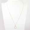 Picture of 14k Rose Gold & Diamond Teardrop Pendant Necklace