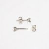 Picture of 14k White Gold & 0.24ct Diamond Solitaire Earrings