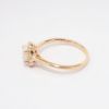 Picture of 14k Rose Gold, Opal and Diamond Halo Ring