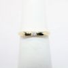 Picture of 14k Yellow Gold & 0.04ct Diamond Flat-Top Stackable Ring