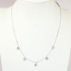 Picture of 14k White Gold Necklace with Disk Stations