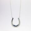 Picture of Tiffany & Co. Delicate Sterling Silver Horseshoe Pendant Necklace