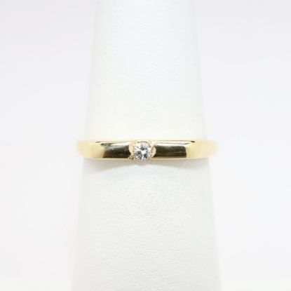 Picture of 14k Yellow Gold & Diamond Stackable Ring