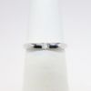 Picture of 14k White Gold Stackable Ring with .04ct Diamond Accent