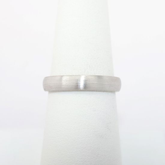 Picture of Platinum, Satin Finished 3mm Band Ring