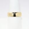 Picture of 14k Yellow Gold 6mm Men's Band Ring with Beveled Edge