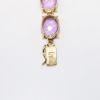 Picture of 14k Yellow Gold & Oval Cut Amethyst Bracelet