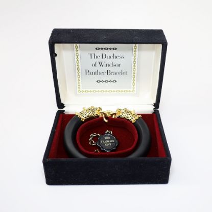 Picture of Vintage 'Duchess of Windsor Panther Bracelet' Replica in Box with COA by The Franklin Mint