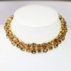 Picture of Vintage 1950's Kramer of New York Topaz Rhinestone Necklace, Bracelet & Earring Set