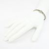 Picture of Art Deco Era 14k White Gold Filigree, Diamond & Synthetic Sapphire Bracelet