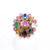 Picture of Vintage 7k Yellow Gold & Mixed Gemstone Thai Princess/Harem Ring