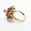 Picture of Vintage 7k Yellow Gold & Mixed Gemstone Thai Princess/Harem Ring