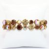 Picture of Vintage Weiss Topaz & Aurora Borealis Rhinestone Double Strand Bracelet