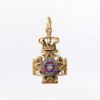 Picture of Antique 14k Gold & Enamel Double Sided 33nd Degree Scottish Rite Masonic Watch Fob/Pendant