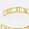 Picture of 'Atlas' Roman Numeral Cuff Bracelet by Tiffany & Co. in 18k Yellow Gold