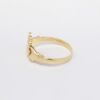 Picture of 14k Yellow Gold Claddagh Ring, US Size 8.75