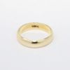 Picture of 14k Yellow Gold 4mm Half Round Men's Wedding Band, US Size 7.5