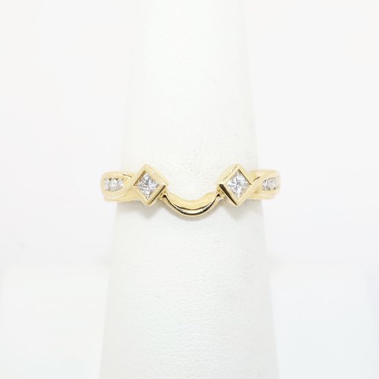 Picture of 14k Yellow Gold & 0.25ct Diamond Ring Enhancer