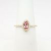 Picture of Exclusive 14k Yellow Gold, Diamond & Marquise Cut Pink Tourmaline Ring