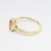 Picture of Exclusive 14k Yellow Gold, Diamond & Marquise Cut Pink Tourmaline Ring