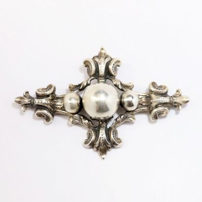 Picture of Vintage Guglielmo Cini Sterling Silver Gothic Revival Brooch