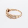Picture of 10k Rose Gold & 0.25ct Diamond Halo Band Ring