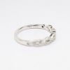 Picture of 14k White Gold & 0.11ct Diamond Swirl Style Band Ring