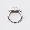 Picture of 14k White Gold & Diamond Buckle Ring