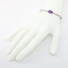 Picture of DAVID YURMAN Sterling Silver 'Petite Wheaton' Bracelet with Amethyst & Diamonds