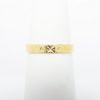 Picture of 18k Yellow Gold Star Embossed Band Ring