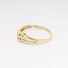 Picture of 14k Yellow Gold & Diamond Petite Wave Ring