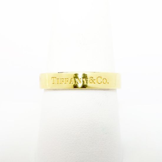 Picture of Tiffany & Co. 18k Yellow Gold Flat Band Ring