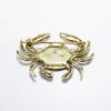 Picture of 14k Yellow Gold & Enamel Blue Crab Brooch/Pendant with Diamond Eyes