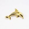 Picture of 14k Yellow Gold Dolphin Brooch