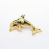 Picture of 14k Yellow Gold Dolphin Brooch