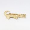 Picture of 14k Yellow Gold & Diamond Alligator Brooch