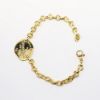 Picture of 18k Yellow Gold "Please Return to Tiffany & Co." Oval Tag Bracelet