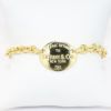 Picture of 18k Yellow Gold "Please Return to Tiffany & Co." Oval Tag Bracelet