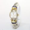 Picture of David Yurman Sterling Silver, 14k Yellow Gold & Iolite Cable Watch