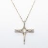 Picture of Elsa Peretti for Tiffany & Co. Sterling Silver Infinity Cross Pendant Necklace