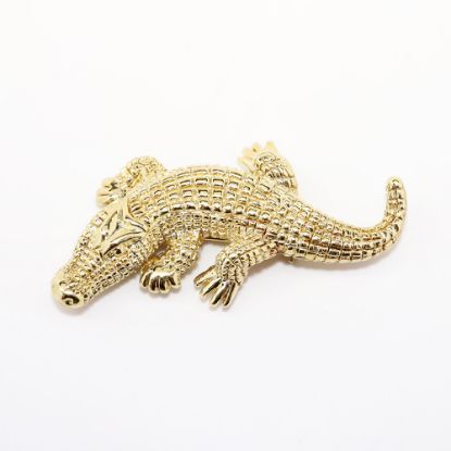 Picture of 14k Yellow Gold Alligator Brooch
