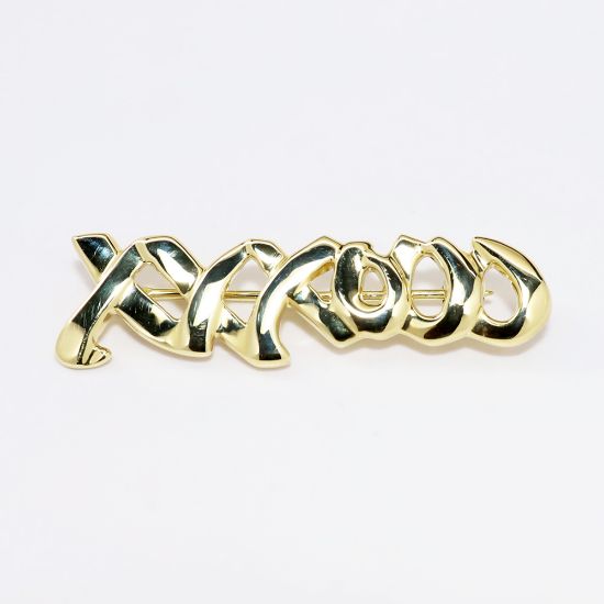 Picture of 18k Yellow Gold Paloma Picasso for Tiffany & Co. X's and O's, Hugs & Kisses Brooch