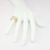 Picture of 18k Yellow Gold & Pavé Set Diamond Divided Ring 